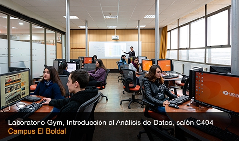 Laboratorio Gym, Introducción al análisis de datos, salón C404 - Campus El Boldal