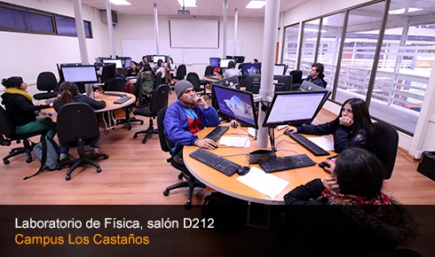 Laboratorio de Física, salón D212 - Campus Los Castaños