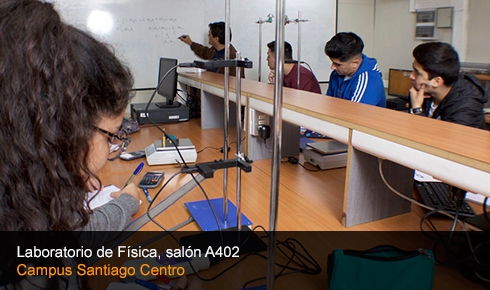 Laboratorio de Física, salón A402 - Campus Santiago Centro